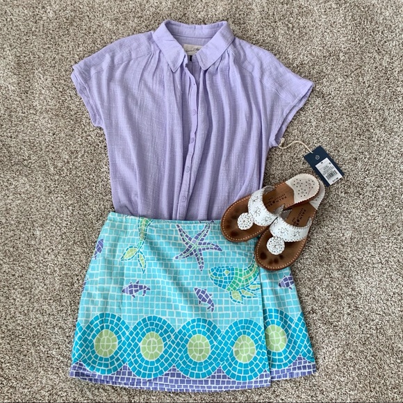 Lilly Pulitzer Dresses & Skirts - White label Lilly Pulitzer reversible skirt